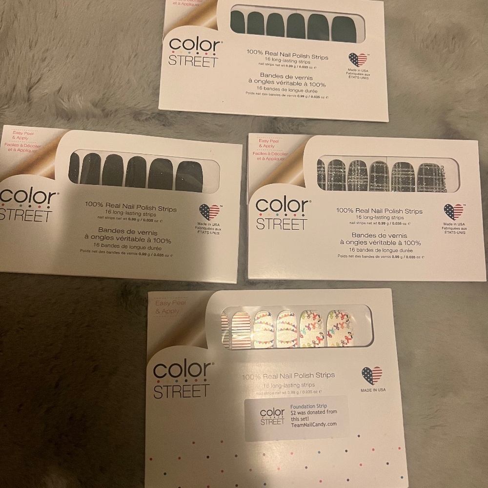 Color Street assorted nail strips